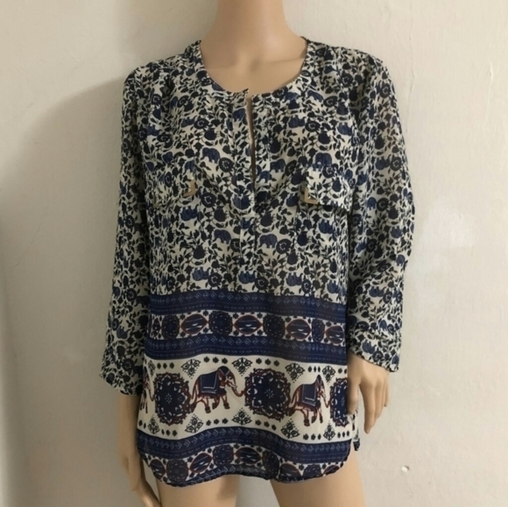 live for truth Hi-Low shirt blousr size L⭐️